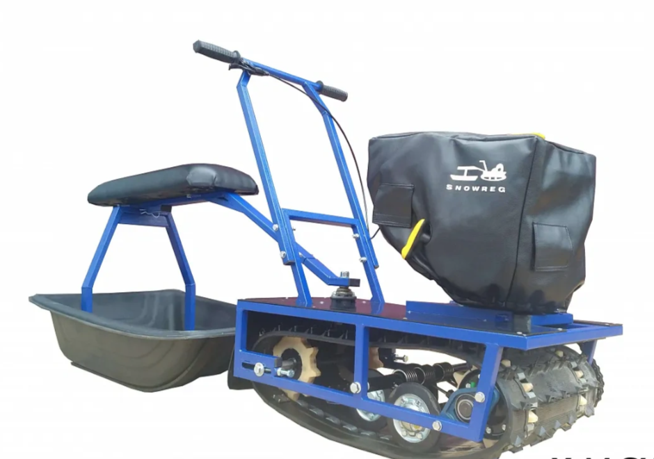 Мини-мотобуксировщик Альбатрос-М с фарой в Бердске