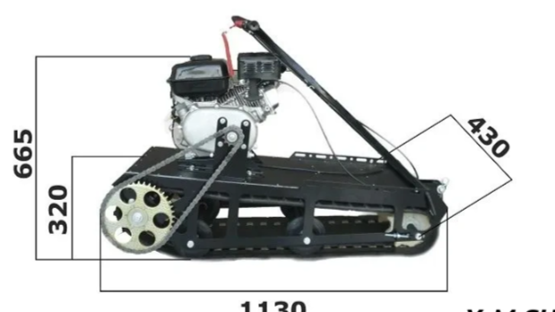 Мотобуксировщик XTREME-MOTORS "Конек-Горбунок" 6.5 л.с. в Бердске