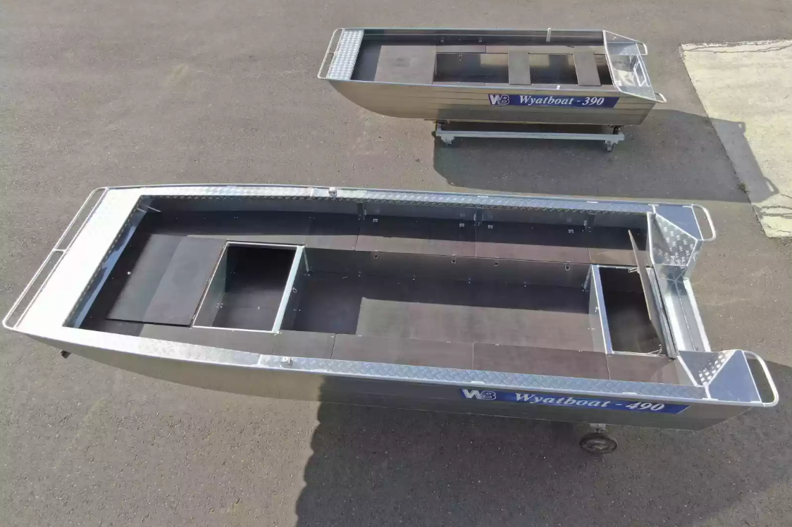 Алюминиевая лодка Wyatboat-490 Jonboat в Бердске