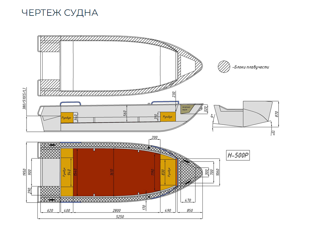 Алюминиевая лодка Неман-500 P в Бердске