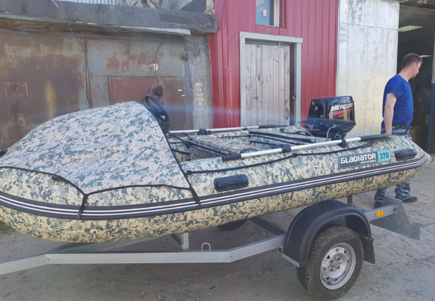 НАДУВНАЯ ЛОДКА GLADIATOR C370AL в Бердске