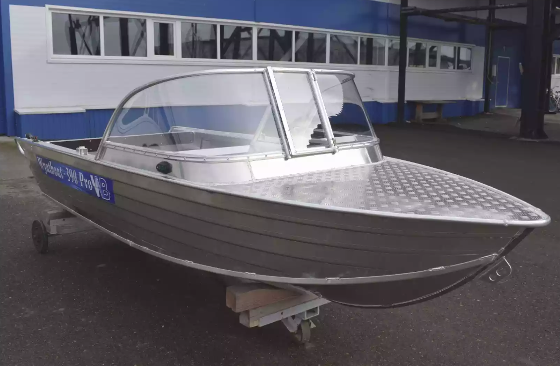 Алюминиевая лодка Wyatboat-390 Pro в Бердске