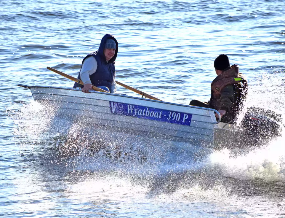 Алюминиевая лодка Wyatboat-390 P в Бердске