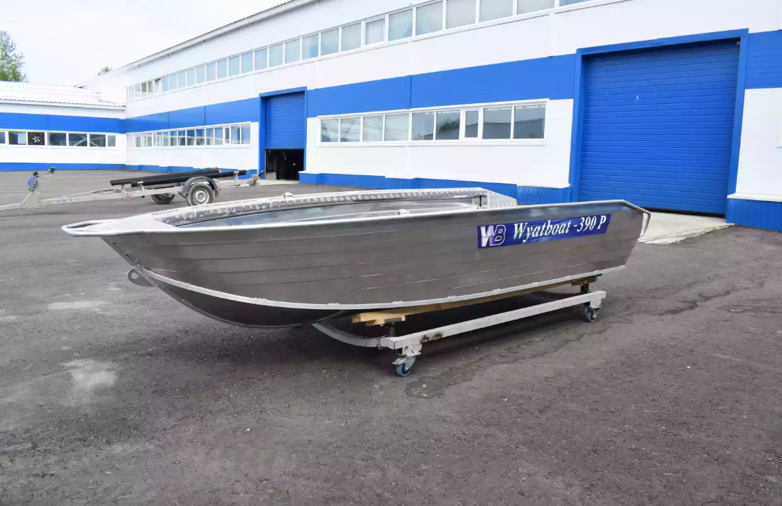 Алюминиевая лодка Wyatboat-390Р Увеличенный борт в Бердске Алюминиевая лодка Wyatboat-390Р Увеличенный борт в Бердске