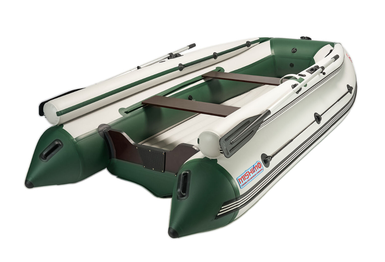 КОМПЛЕКТ ЛОДКА MISHIMO FAMILY LITE 370 + МОТОР 9,9 (15) Л.С. в Бердске