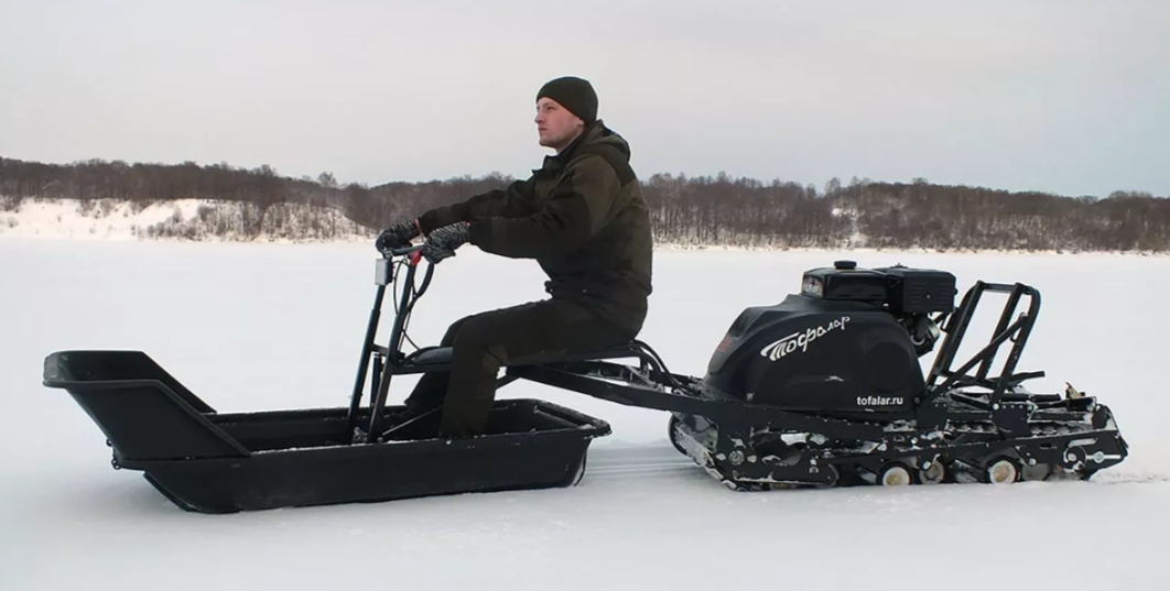 Мотобуксировщик Тофалар 500 с модулем Толкач в Бердске