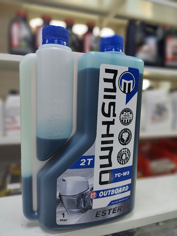 Масло MISHIMO 2T OUTBOARD (ESTER) полусинтетика 1 л в Бердске