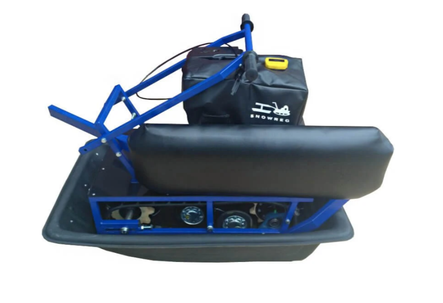 Мини-мотобуксировщик Альбатрос-М с фарой в Бердске