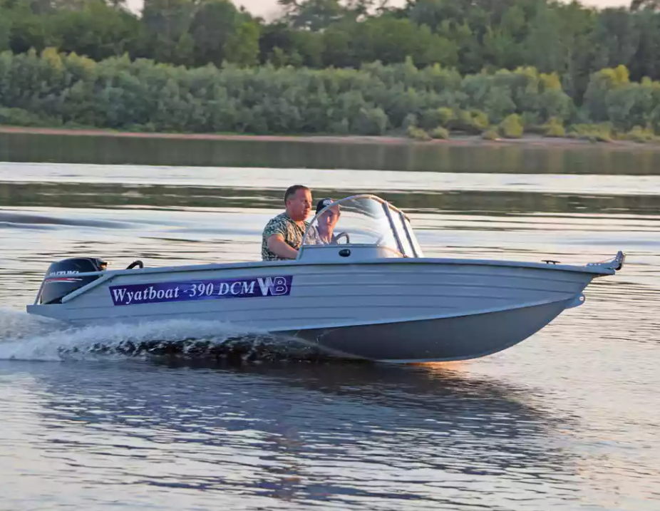 Алюминиевая лодка Wyatboat-390 DCM в Бердске