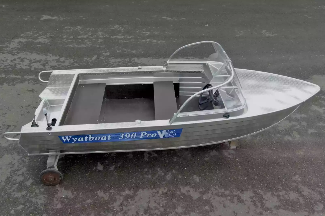 Алюминиевая лодка Wyatboat-390 Pro в Бердске