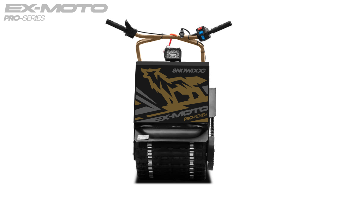 Мотобуксировщик EX-MOTO SNOWDOG S380 8л.с. в Бердске