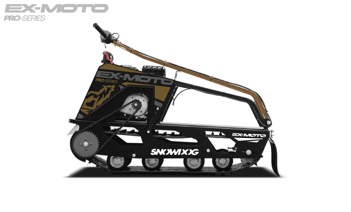 Мотобуксировщик EX-MOTO SNOWDOG S380 8л.с. в Бердске