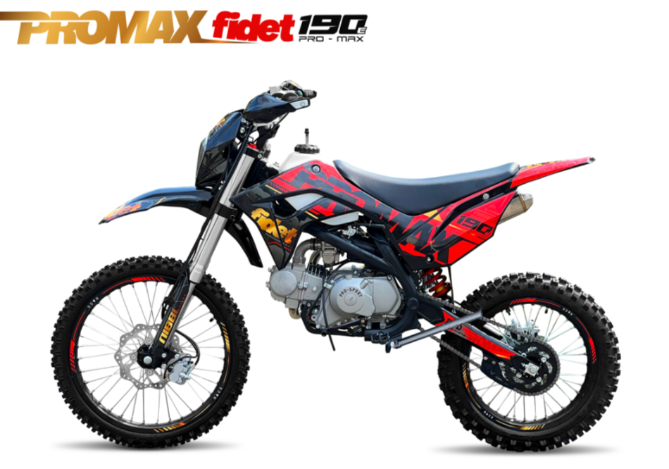 Мотоцикл (питбайк) PROMAX FIDET (ФАЙДЕТ) 190E MAX PRO LUX 19/16 в Бердске
