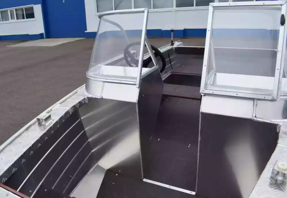 Алюминиевая лодка Wyatboat-390 DCM Увеличенный борт в Бердске