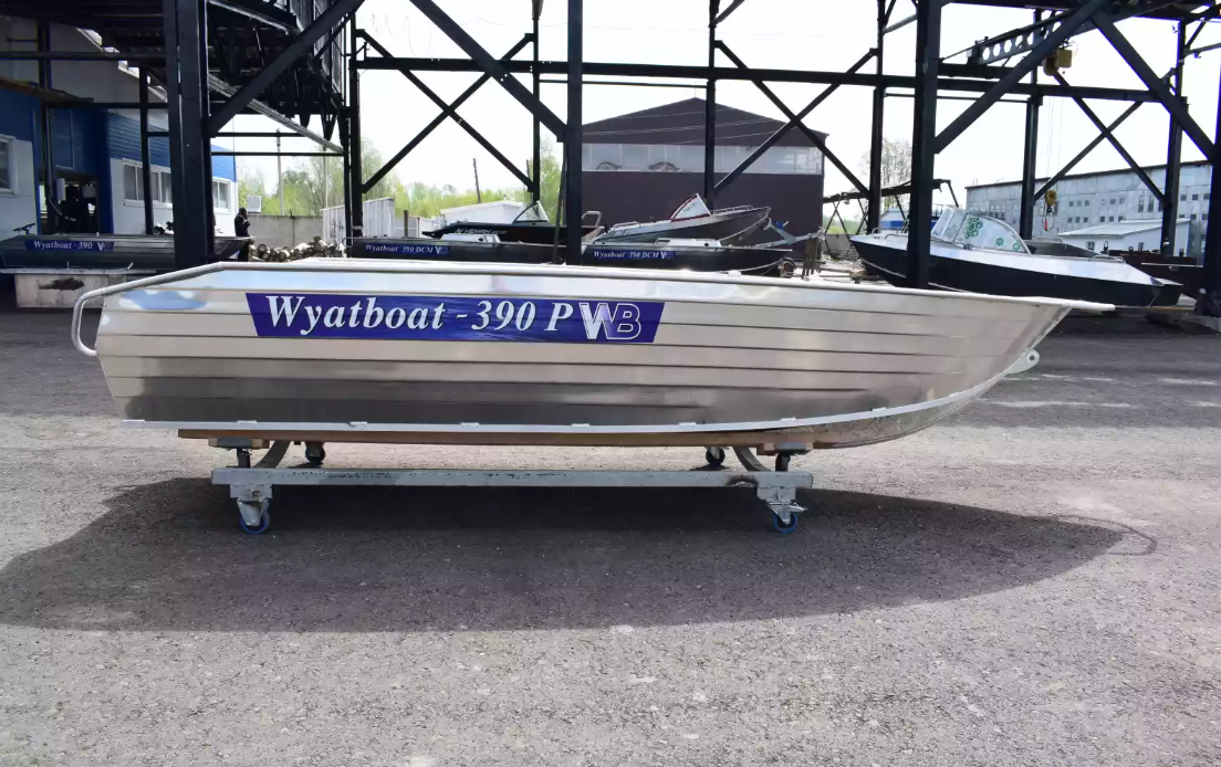 Алюминиевая лодка Wyatboat-390Р Увеличенный борт в Бердске Алюминиевая лодка Wyatboat-390Р Увеличенный борт в Бердске