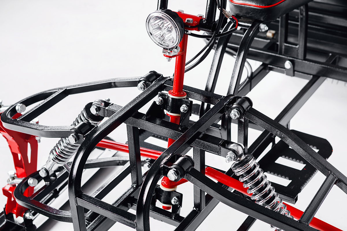 Лыжный модуль IKUDZO с подогревом ручек металлические лыжи в Бердске