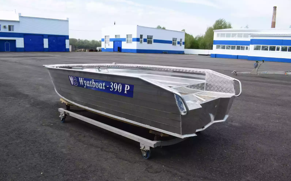 Алюминиевая лодка Wyatboat-390Р Увеличенный борт в Бердске Алюминиевая лодка Wyatboat-390Р Увеличенный борт в Бердске