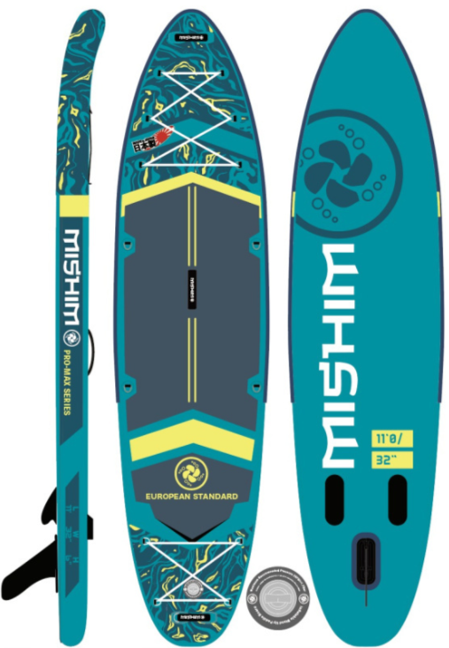 SUP (САП) Доска MISHIMO PRO-MAX Light Teal 11,6’ (355см) в Бердске