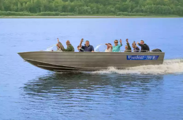 Алюминиевый катер Wyatboat-700 в Бердске Алюминиевый катер Wyatboat-700 в Бердске