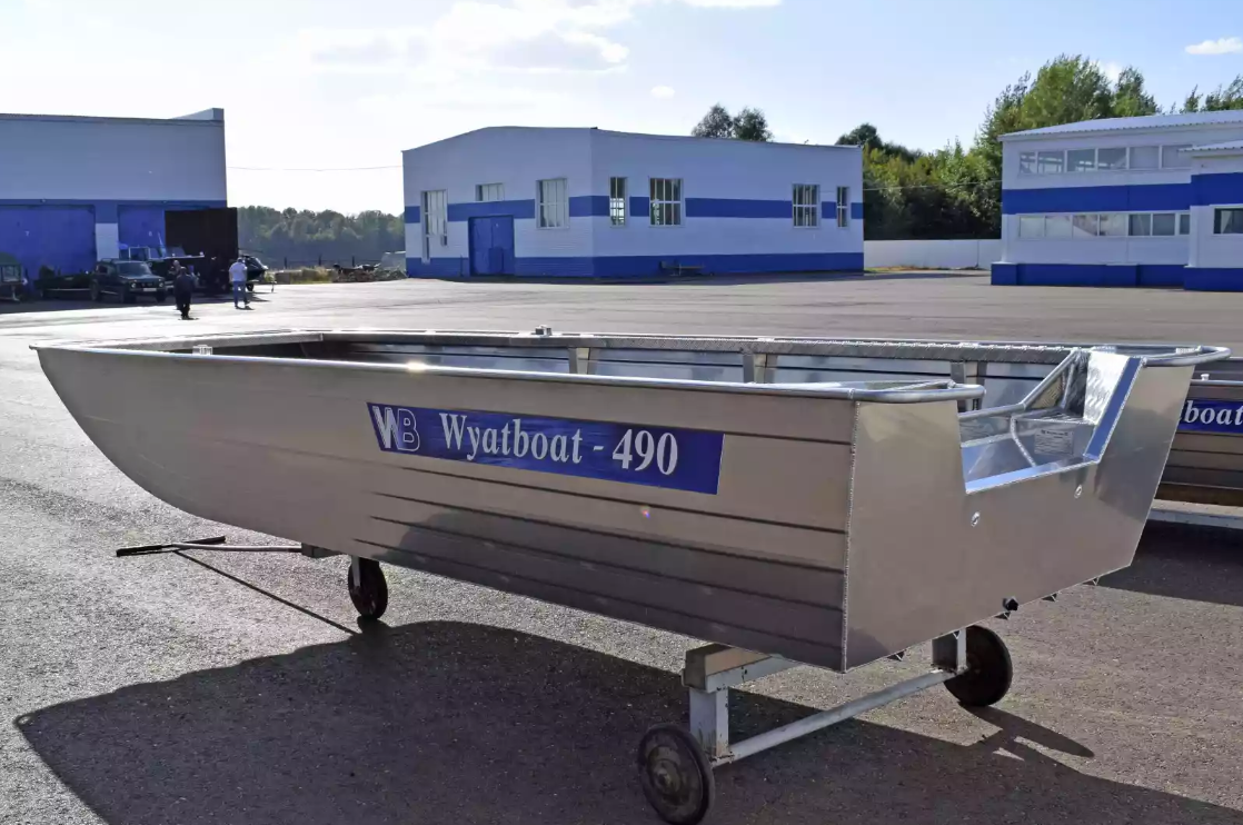 Алюминиевая лодка Wyatboat-490 Jonboat в Бердске