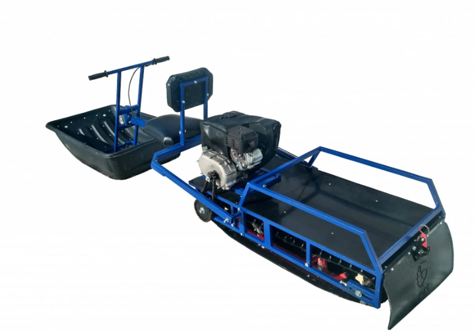 Мотобуксировщик толкач Альбатрос-XL8 с модулем. С фарой, склизы в Бердске