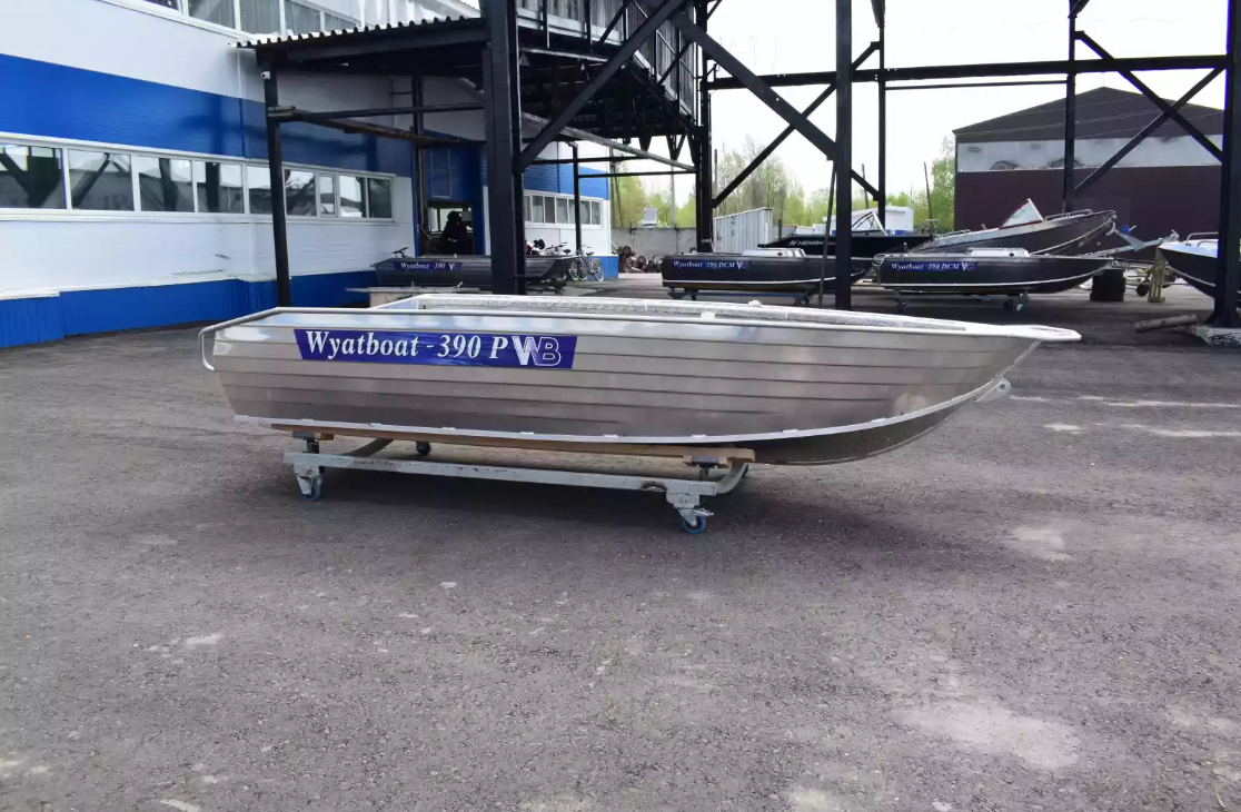Алюминиевая лодка Wyatboat-390Р Увеличенный борт в Бердске Алюминиевая лодка Wyatboat-390Р Увеличенный борт в Бердске