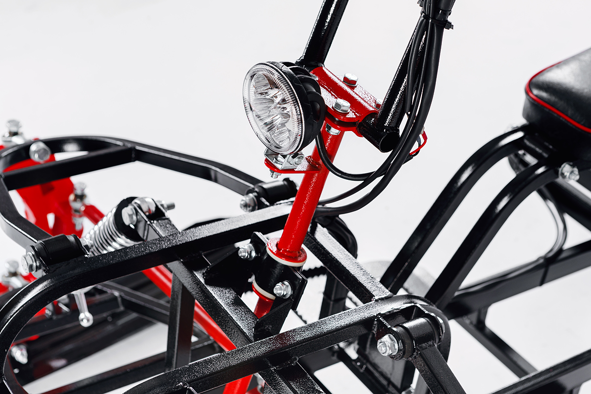 Лыжный модуль IKUDZO с подогревом ручек металлические лыжи в Бердске