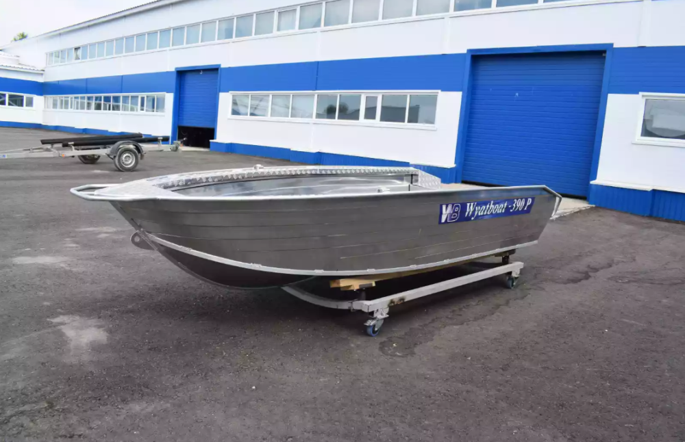 Алюминиевая лодка Wyatboat-390Р Увеличенный борт в Бердске Алюминиевая лодка Wyatboat-390Р Увеличенный борт в Бердске