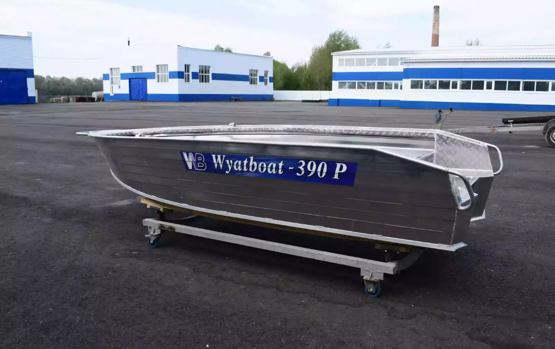 Алюминиевая лодка Wyatboat-390Р Увеличенный борт в Бердске Алюминиевая лодка Wyatboat-390Р Увеличенный борт в Бердске