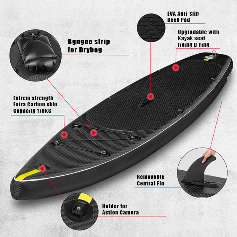 SUP (САП) ДОСКА MISHIMO CARBON DARKSIDE 10.6’ (325СМ) в Бердске