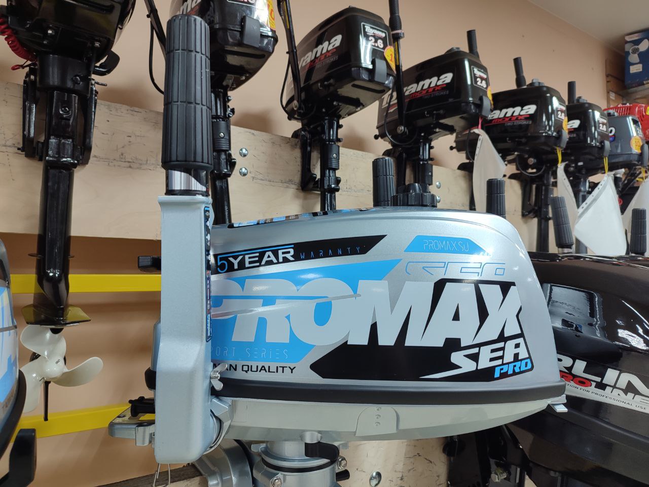 Лодочный мотор PROMAX SP5FHS (внешний бак 12 л) в Бердске
