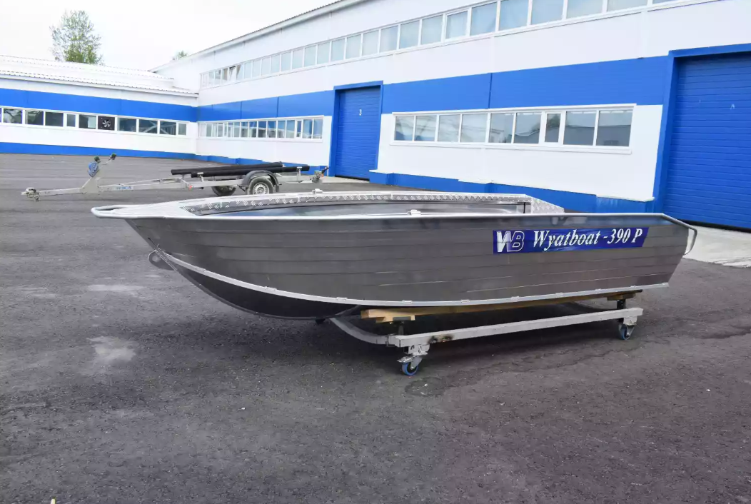 Алюминиевая лодка Wyatboat-390Р Увеличенный борт в Бердске Алюминиевая лодка Wyatboat-390Р Увеличенный борт в Бердске