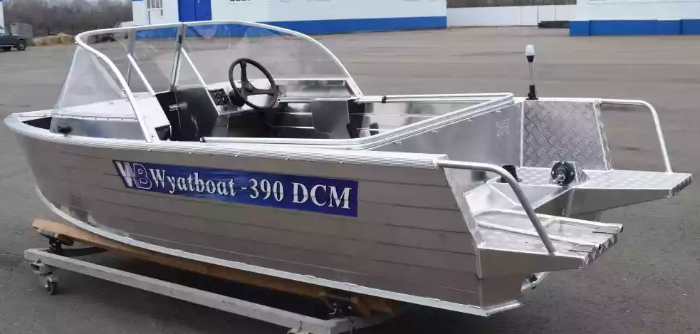 Алюминиевая лодка Wyatboat-390 DCM Увеличенный борт в Бердске