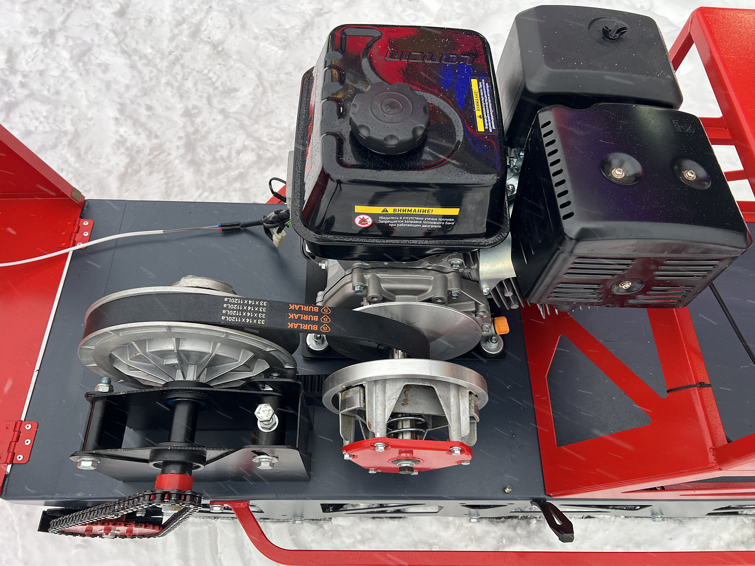 Мотобуксировщик EX-MOTO SNOWDOG S500 15л.с в Бердске