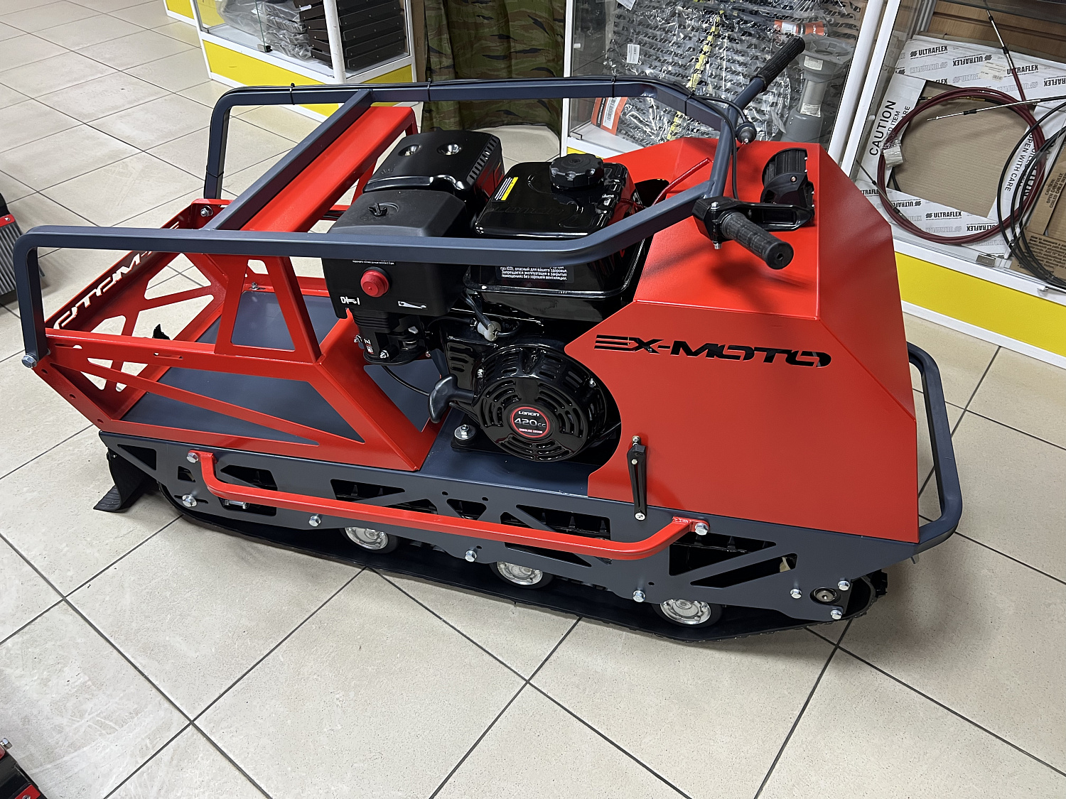 Мотобуксировщик EX-MOTO SNOWDOG S500 15л.с в Бердске