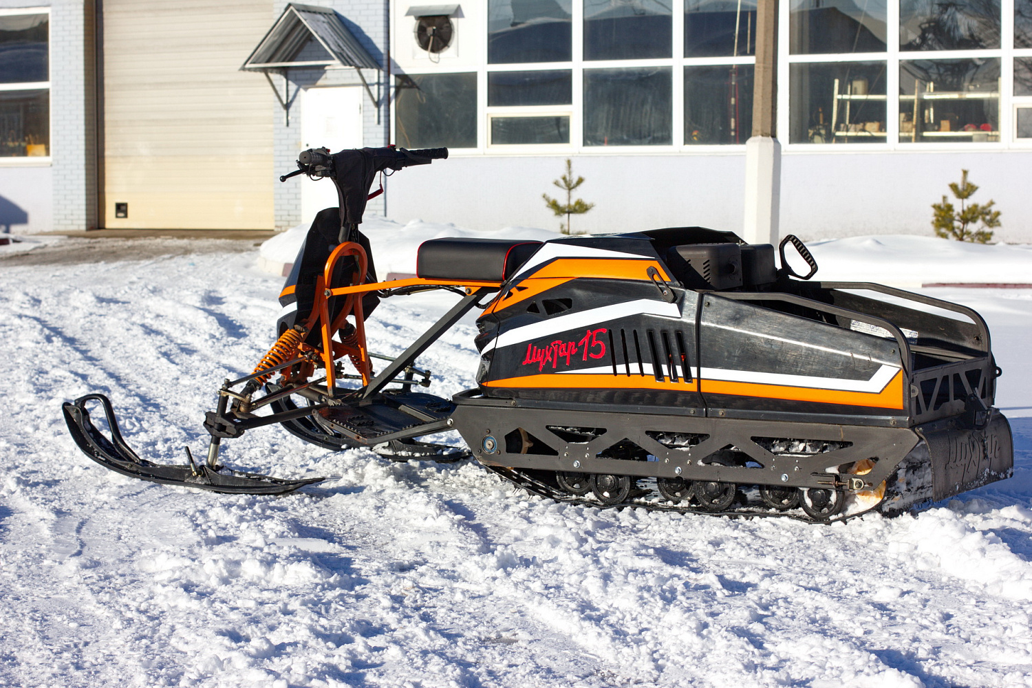 Мотобуксировщик IRBIS Мухтар 15 с лыжным модулем в комплекте в Бердске