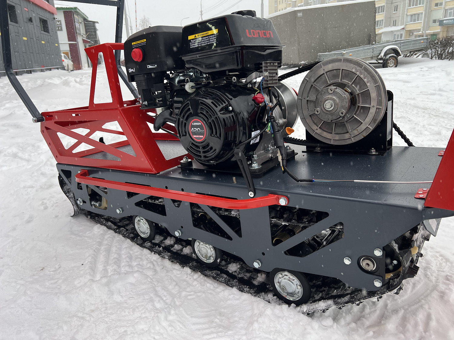 Мотобуксировщик EX-MOTO SNOWDOG S500 15л.с в Бердске