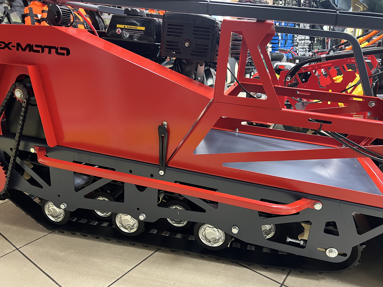 Мотобуксировщик EX-MOTO SNOWDOG S500 15л.с в Бердске