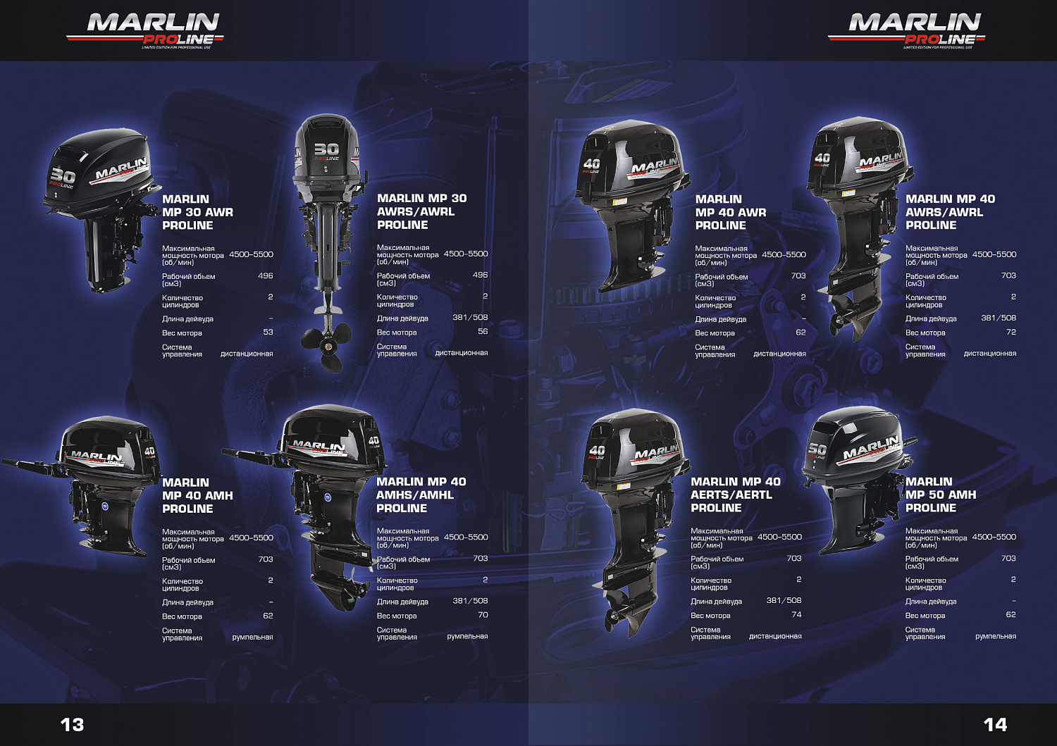 Лодочный мотор MARLIN PROLINE MP 40 AMH в Бердске