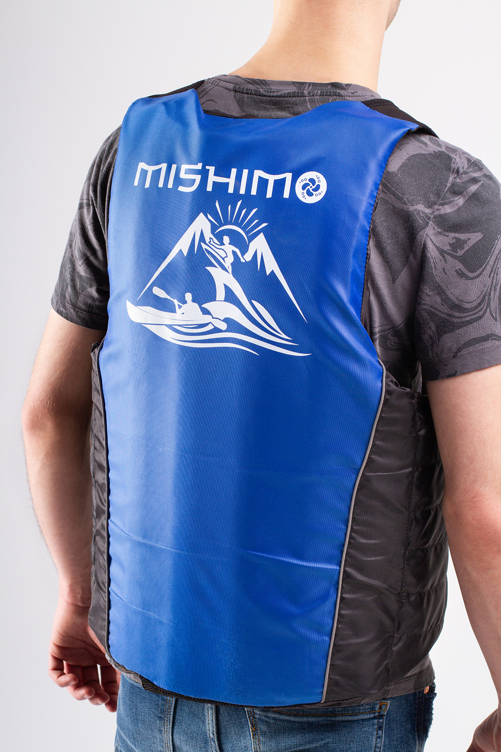 Жилет спасательный MISHIMO PRO Премиум качества Черно-синий в Бердске