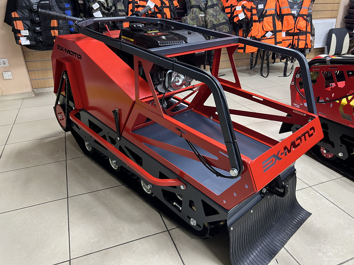 Мотобуксировщик EX-MOTO SNOWDOG S500 15л.с в Бердске