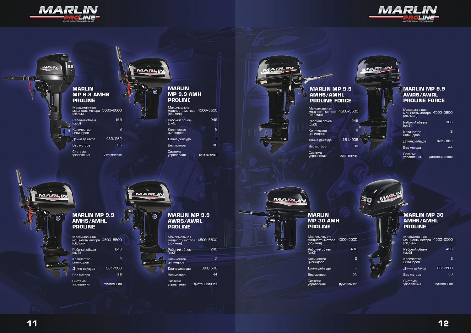 Лодочный мотор MARLIN PROLINE MP 40 AMH в Бердске